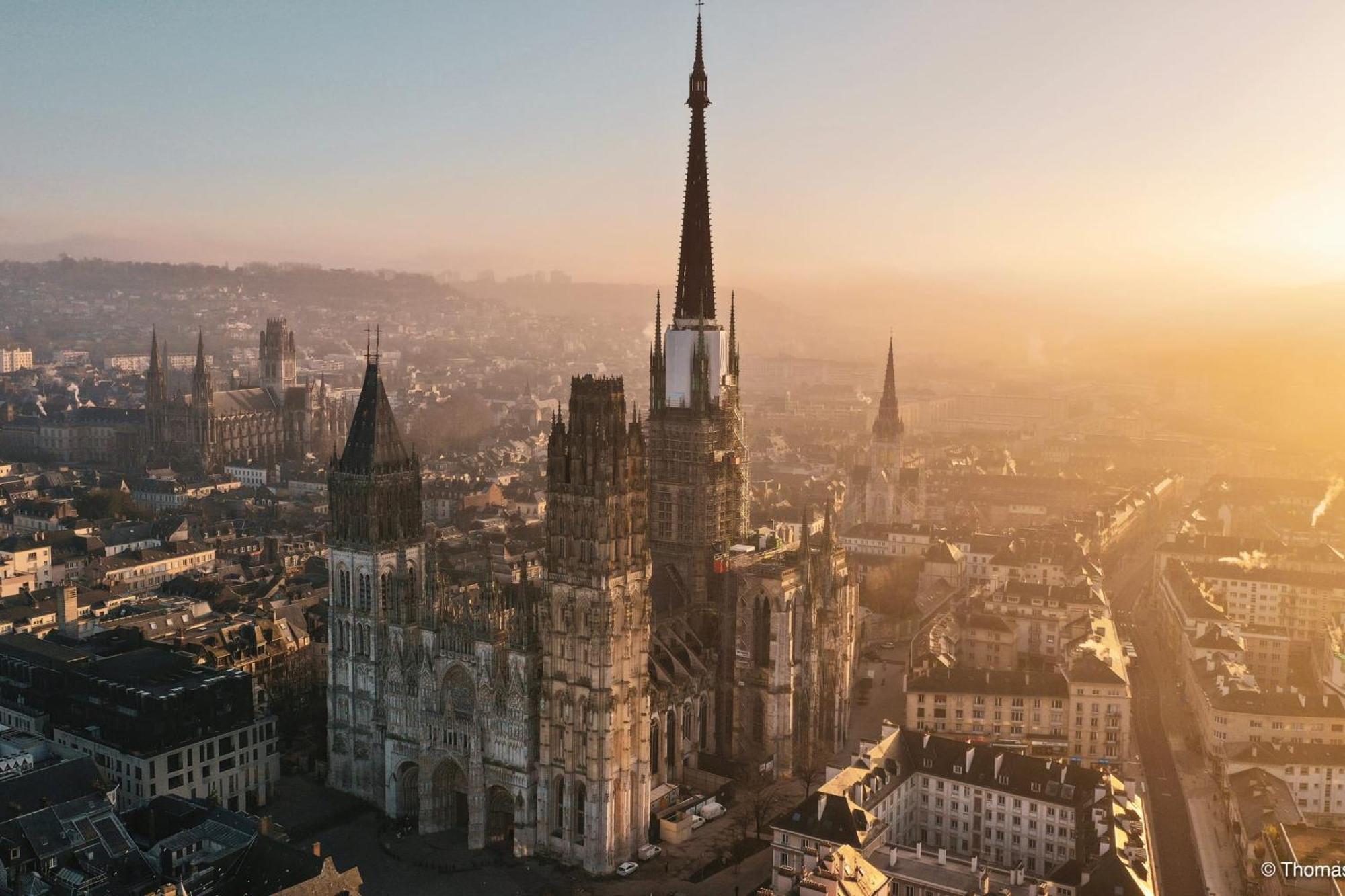 Le Ravissant Merveilleux F3 Avec Vue A Rouen Extérieur photo